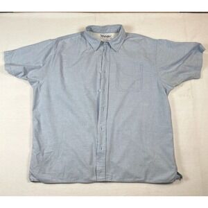 Wrangler Men's Western Shirt 2XL – Button Up Cowboy Rodeo‎ Pearl Snap